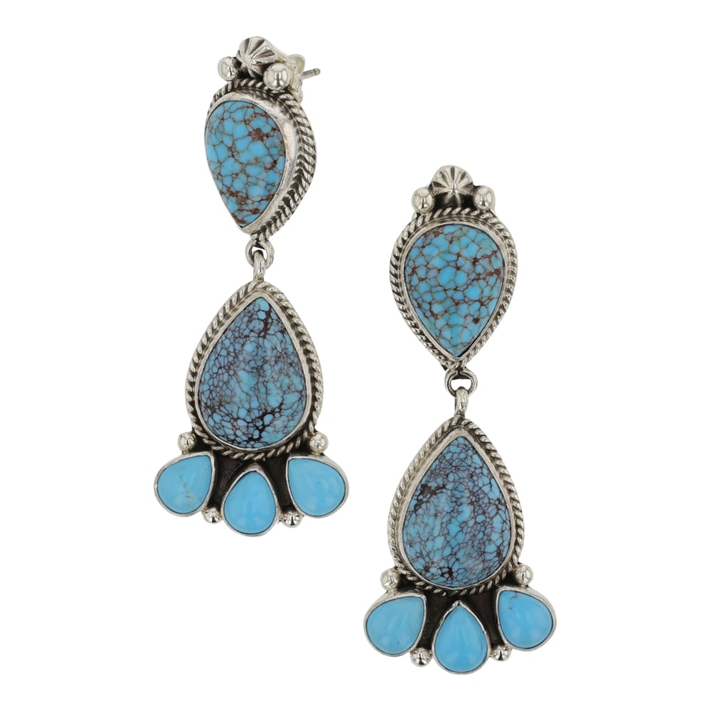 Eula Wullie Navjao Prince Turquoise Earrings (1 of 2)