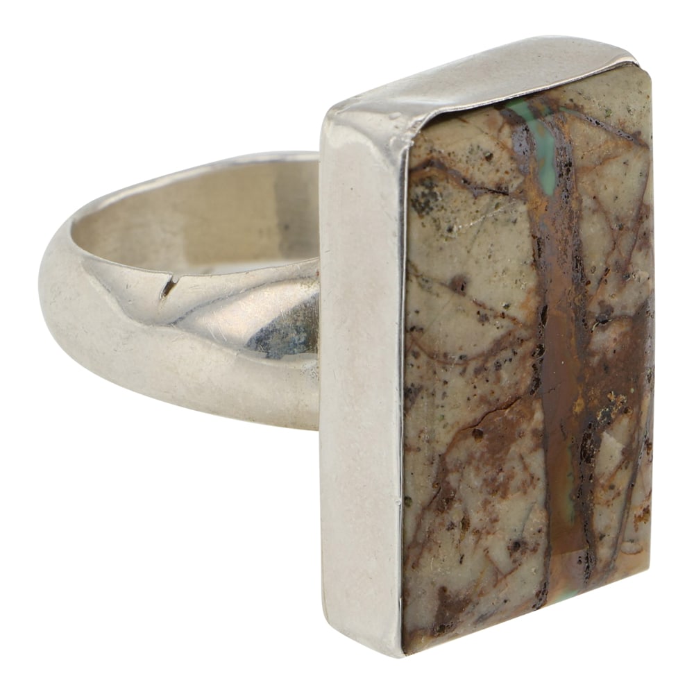 Navajo Boulder Turquoise Ring - 2