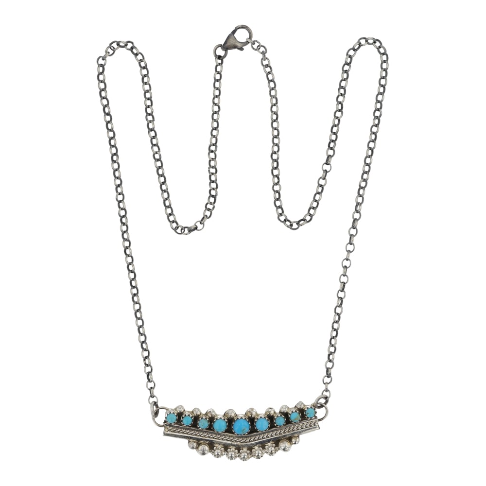 Tillie John Navjao Kingman Turquoise Collar Necklace (1 of 3)