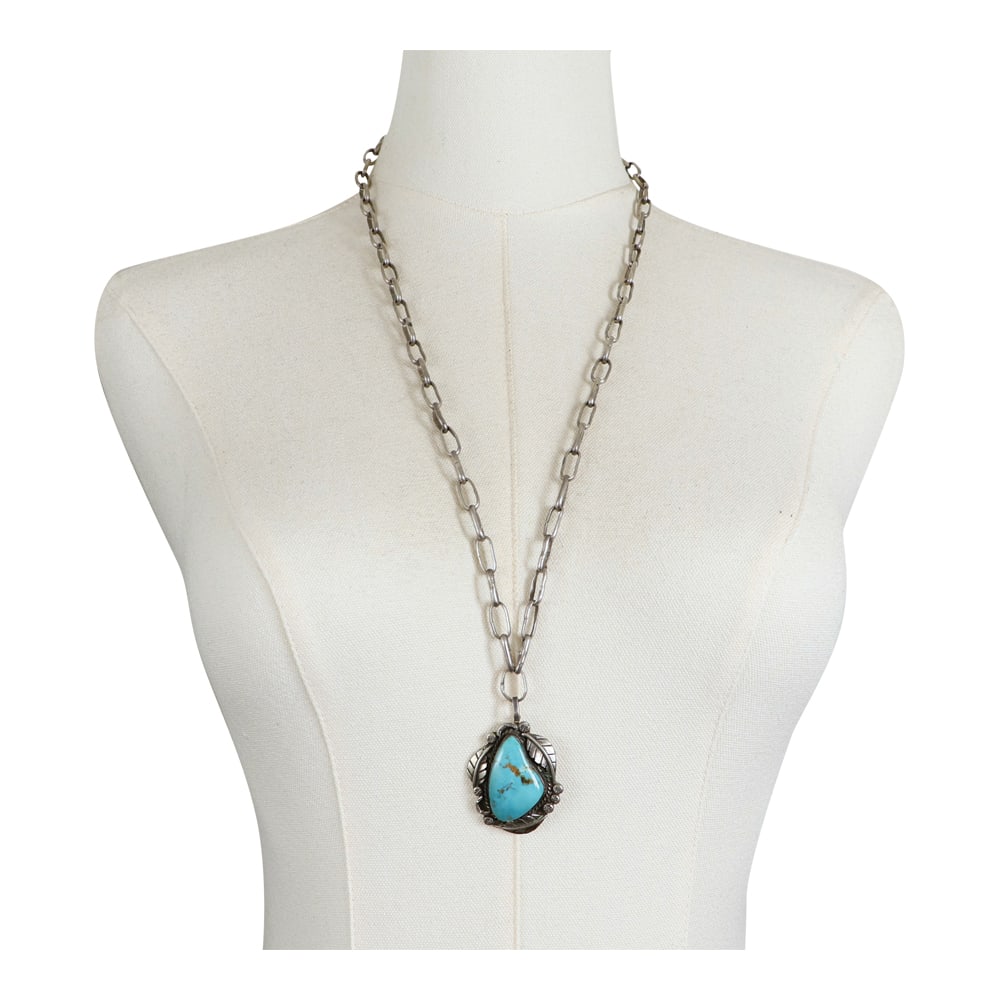 Vintage Navajo Royston Turquoise Necklace (1 of 4)