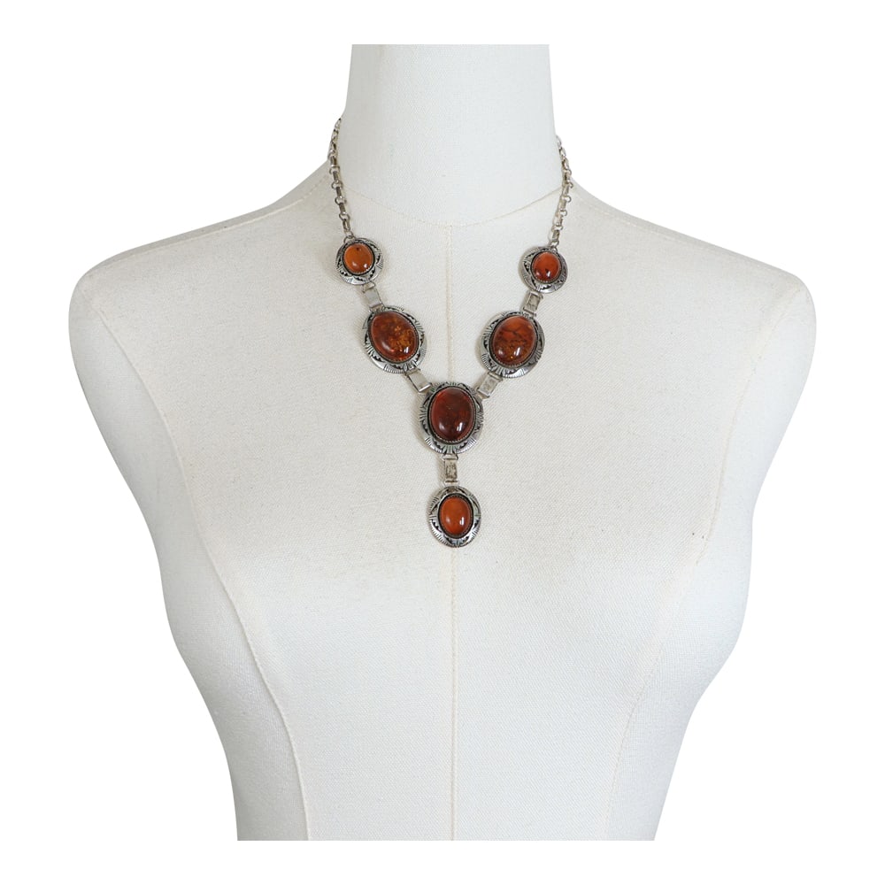 Eddie Secatero Navjao Amber Necklace (1 of 4)