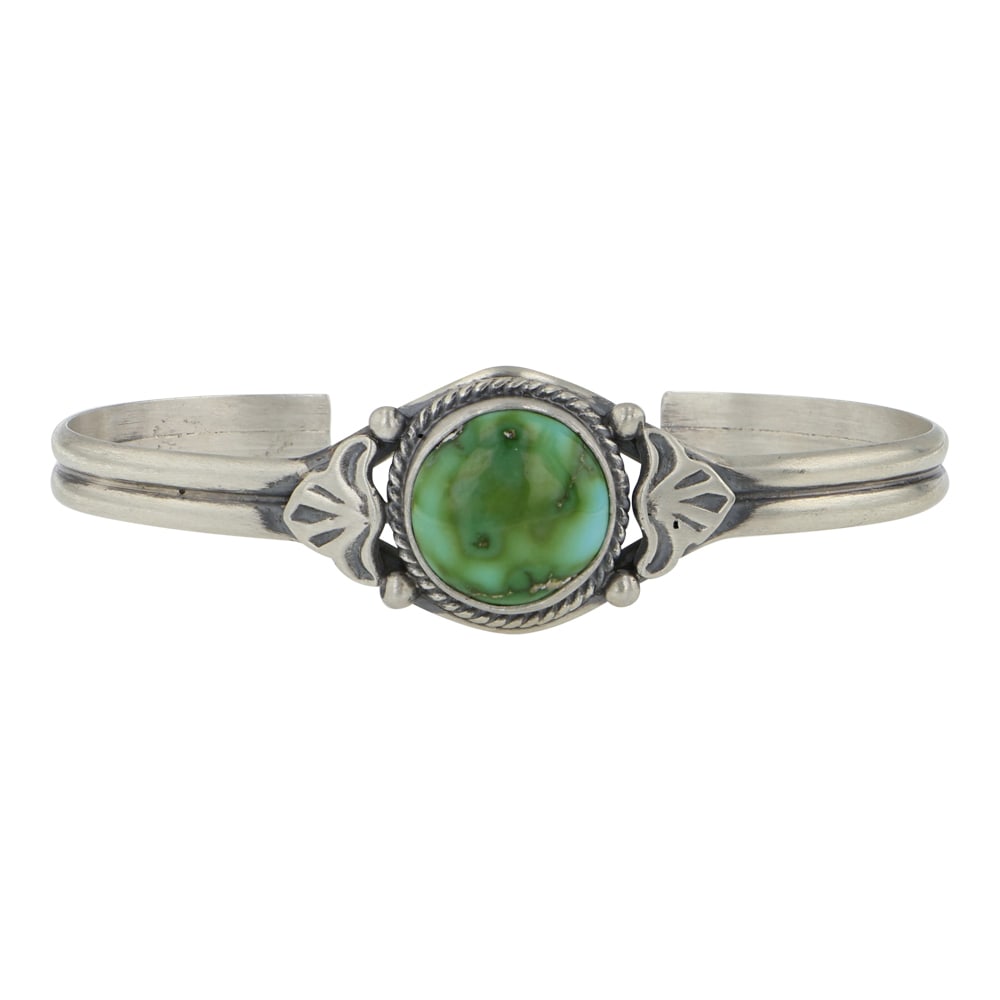 Tricia Smith Navajo Sonoran Gold Turquoise Bracelet (1 of 4)