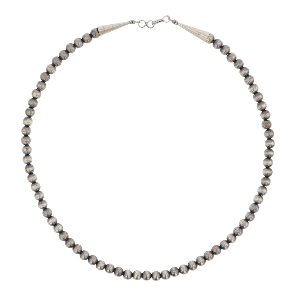 Navajo Oxidized Beads Necklace (1 of 2)