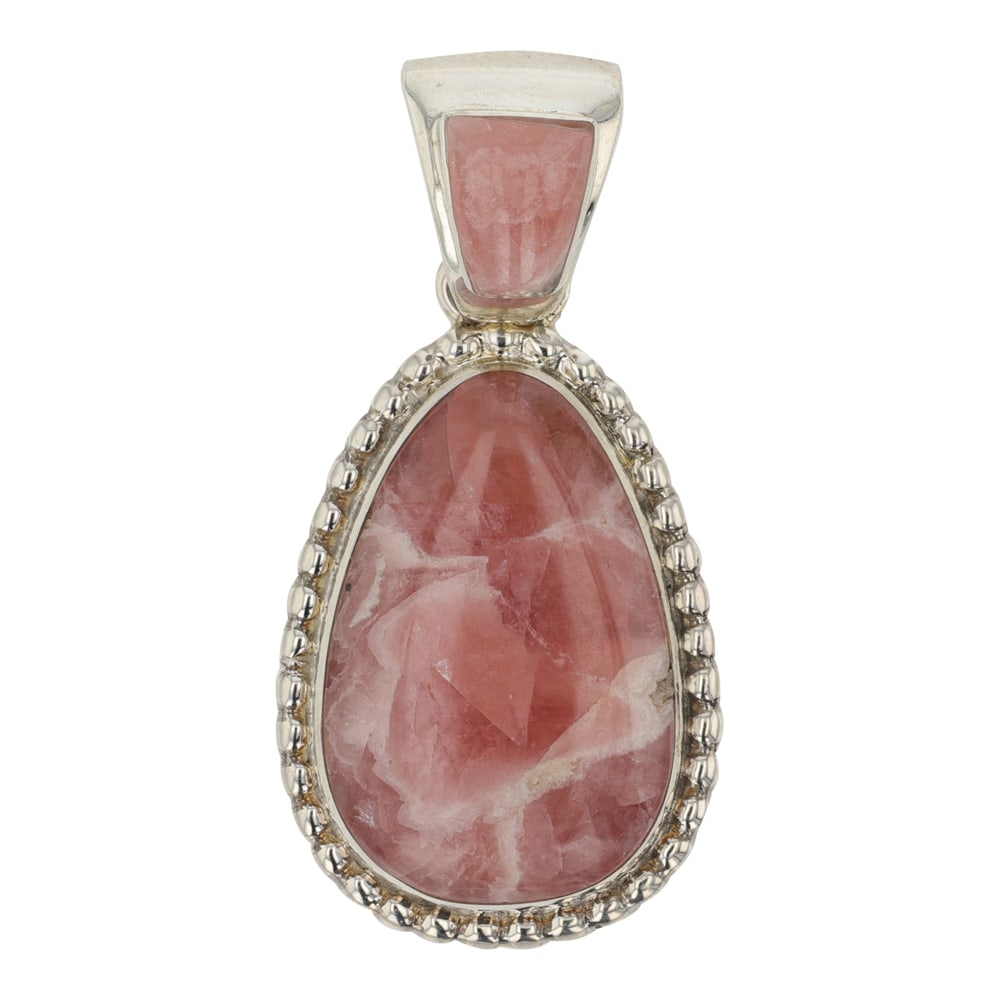 Navajo Rhodochrosite Pendant (1 of 2)