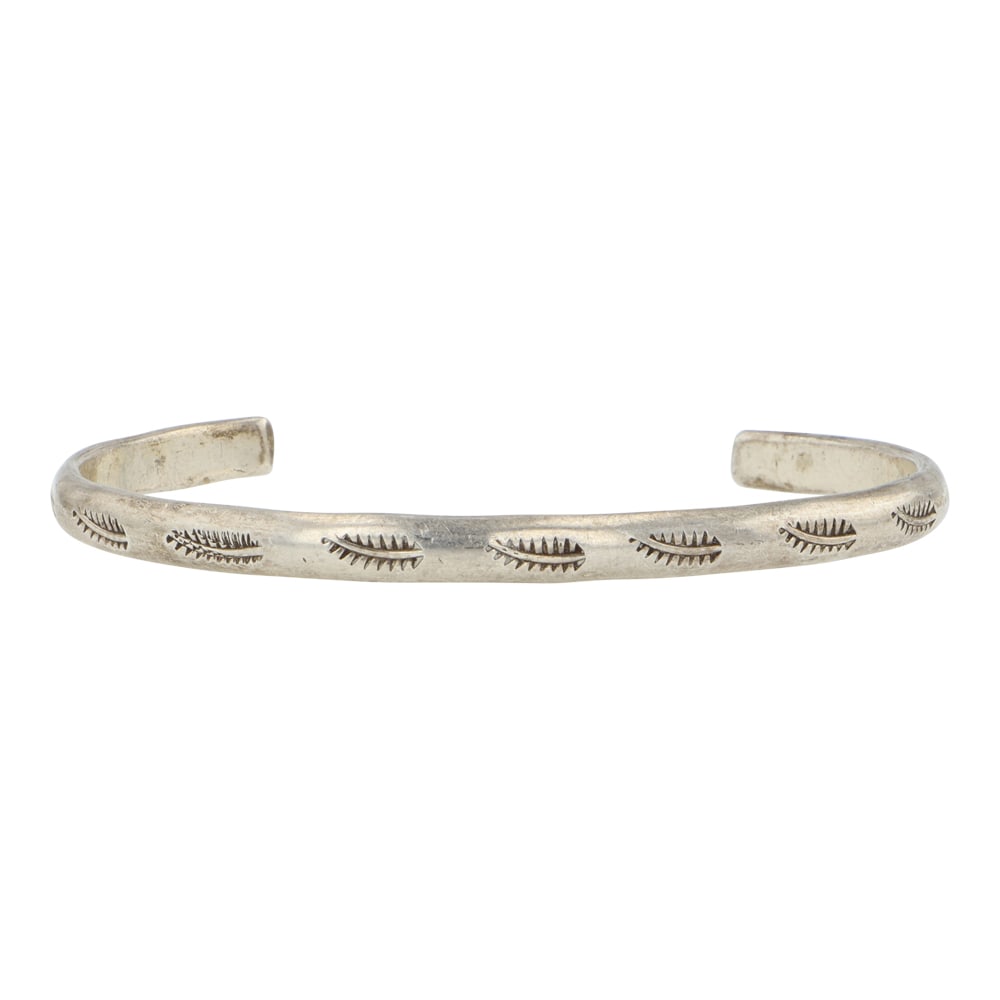Vintage Navajo Stamp work Bracelet (1 of 3)