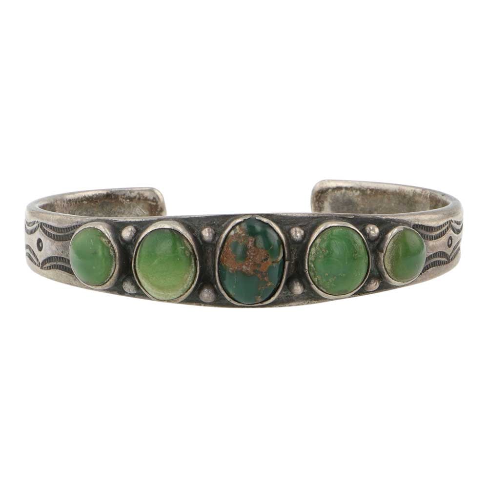 Vintage Navajo Royston Turquoise Bracelet: Sterling Silver | Genuine Royston Turuqoise | Vintage Navajo Royston Turquoise Bracelet | Navajo Native American Southwest Indian Jewelry | Good (no breaks or damages) | Approximate Weight: 33 Grams