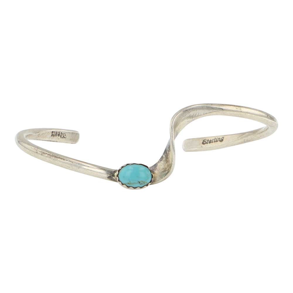 Navajo Kingman Turquoise Bracelet (1 of 3)