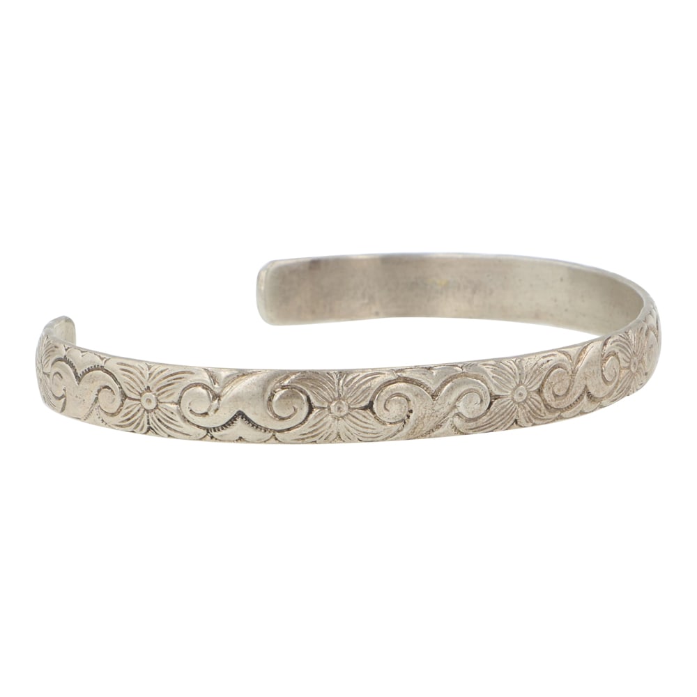 Navajo Pattern Wire Cuff Bracelet - 2