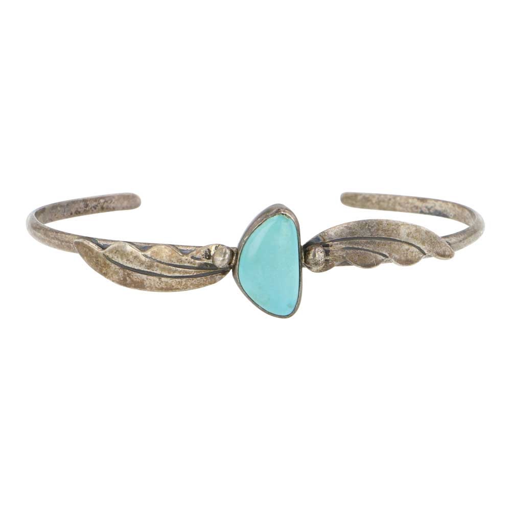 Navajo Campitos Turquoise Cuff Bracelet (1 of 3)