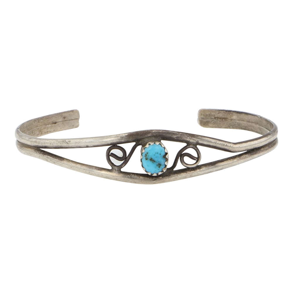 Vintage Navjao Kingman Turquoise Bracelet (1 of 3)