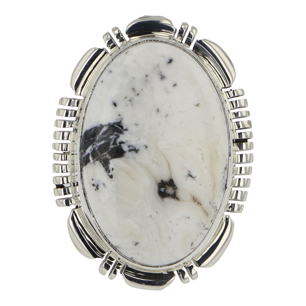 Navajo White Buffalo Ring (1 of 3)