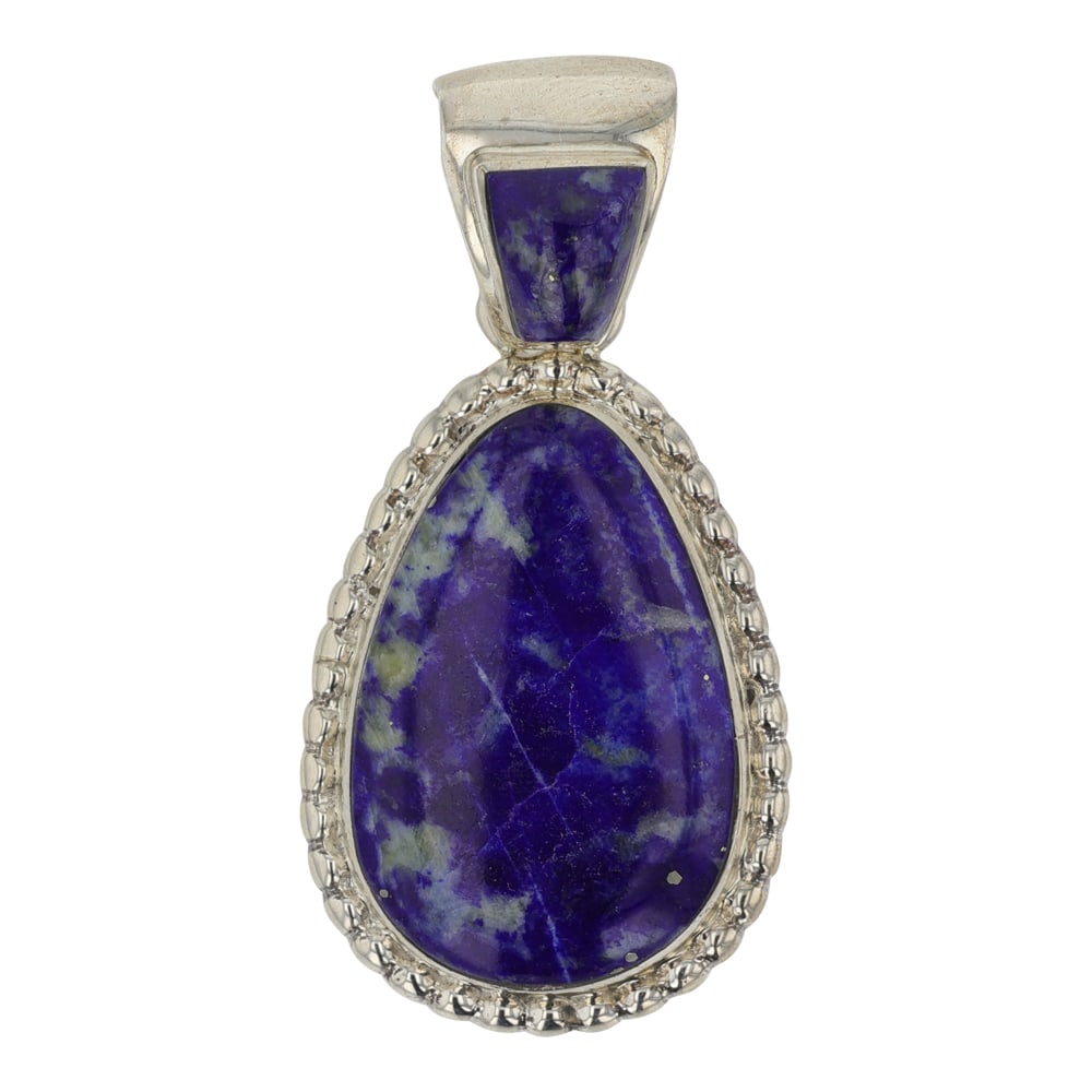 Navajo lapis Inlay Pendant (1 of 2)