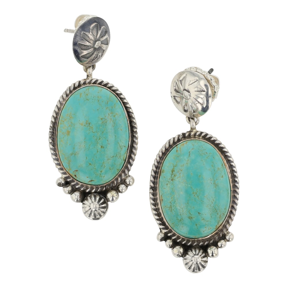 Della Wylie Navajo Campitos Turquoise Earrings (1 of 2)