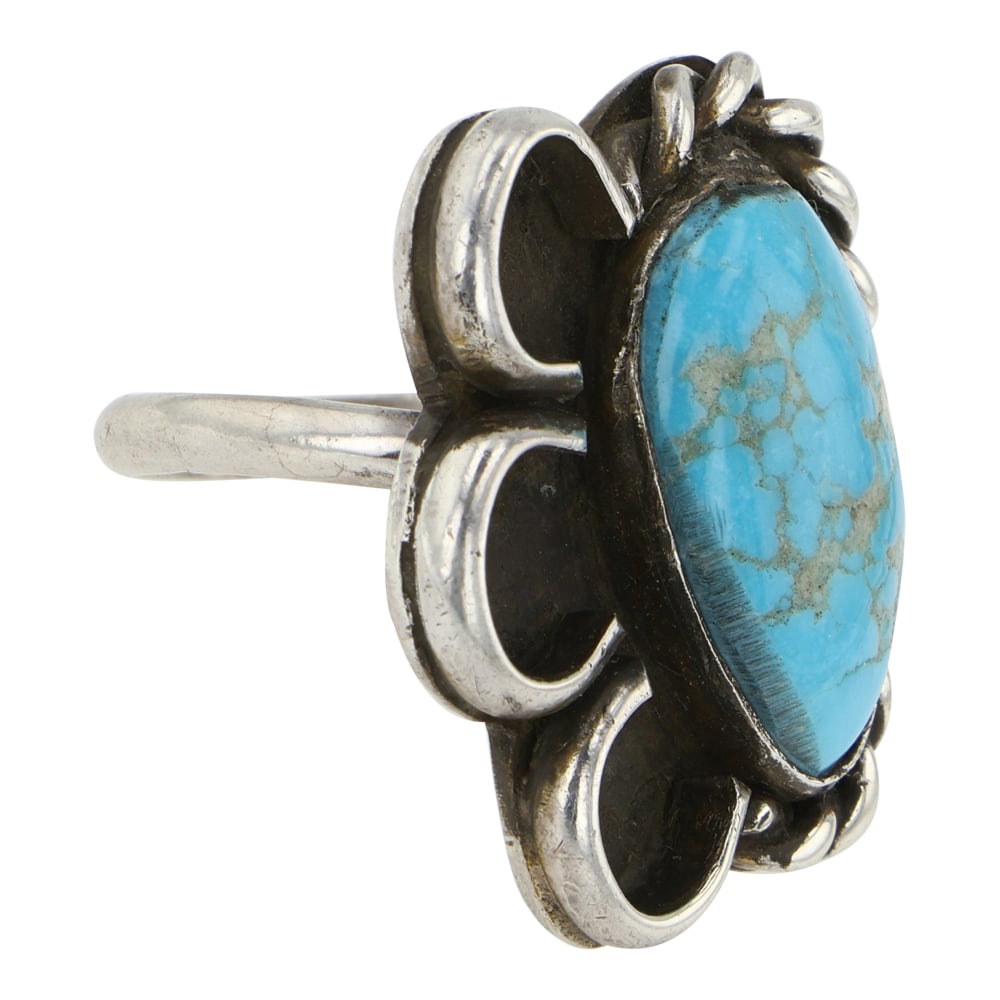 Navajo Campitos Turquoise Ring - 2