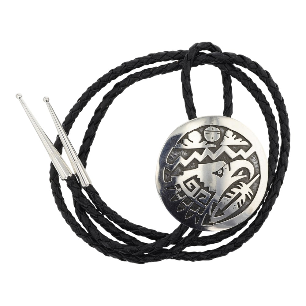 Sharon Cisco Navajo Eagle Bolo Tie (1 of 3)