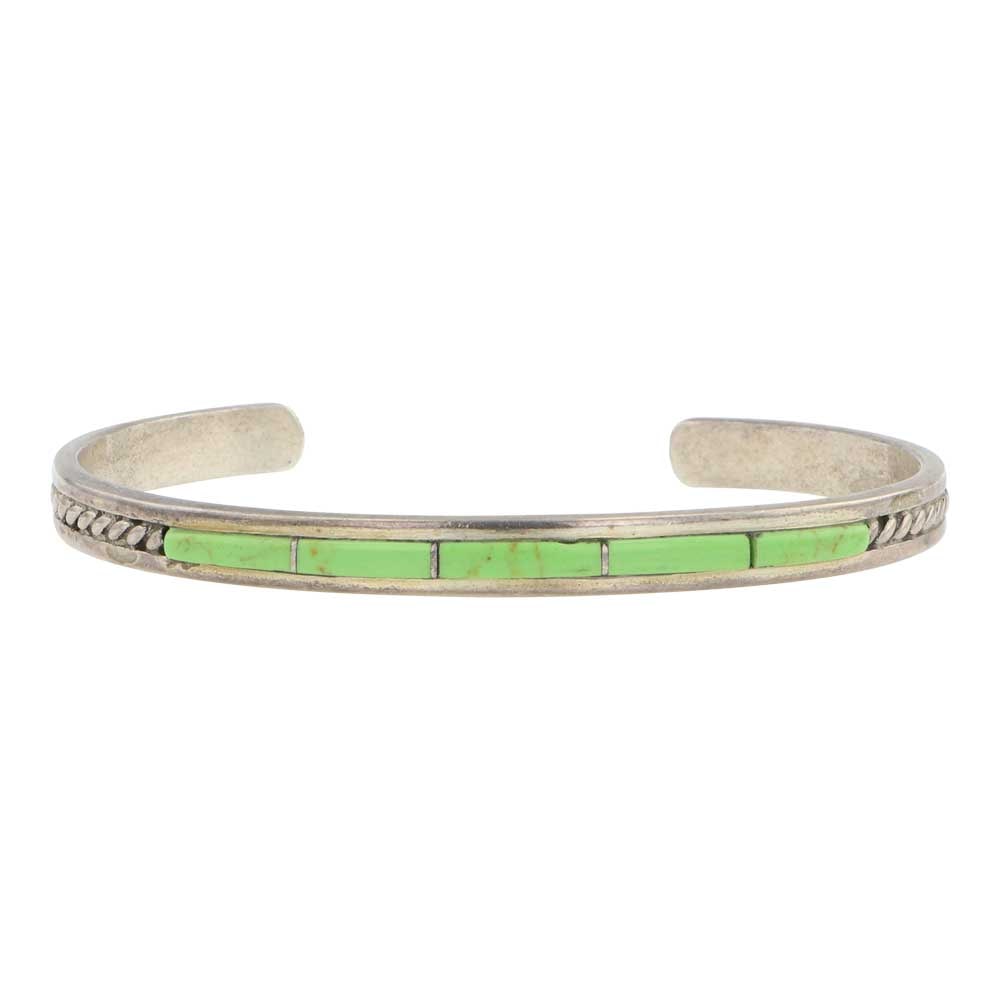 Navajo Block Inlay Bracelet (1 of 4)