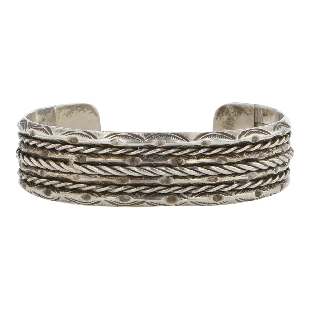 Vintage Navajo Twisted Wire Cuff Bracelet (1 of 3)