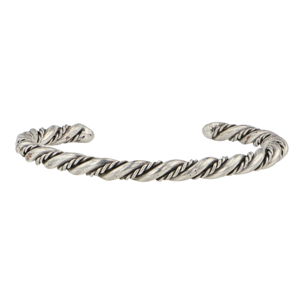 Navajo Plain Silver Twist Wires Cuff Bracelet: Sterling Silver | | Navajo Plain Silver Twist Wires Cuff Bracelet | Navajo Native American Southwest Indian Jewelry | Good (no breaks or damages) | Approximate Weight: 18 Grams | Bracelet: 5.25" inner