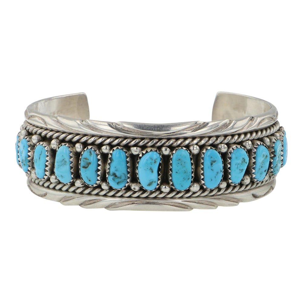 Melvin Chee Navjao Kingman Turquoise Bracelet (1 of 3)