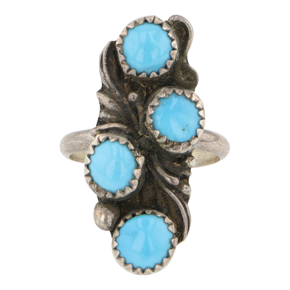 Vintage Navjao Kingman Turquoise Ring (1 of 3)