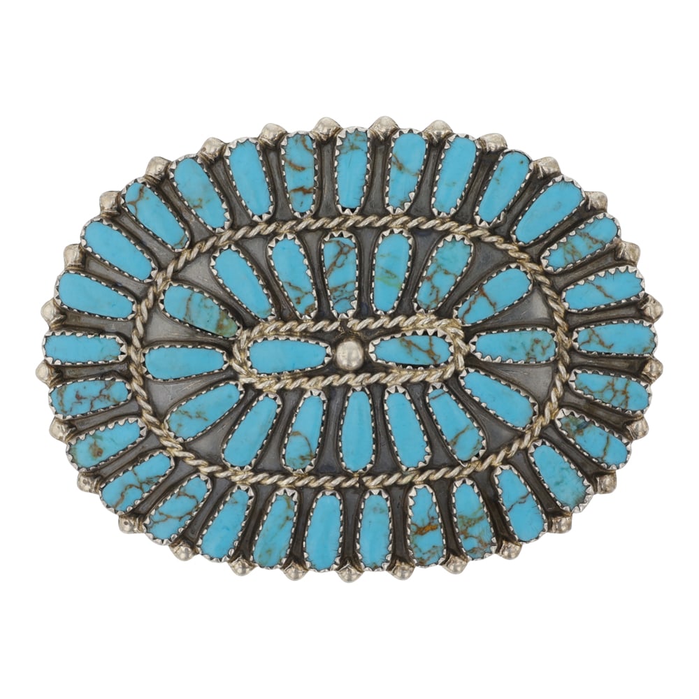 Navajo Cluster Block Pin / Pendant (1 of 2)
