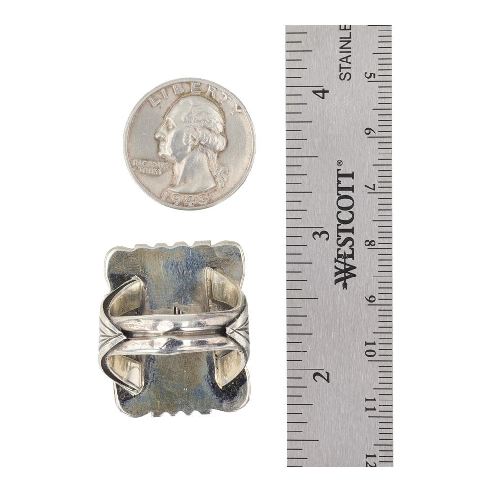 Navajo Campitos Turquoise Ring - 3