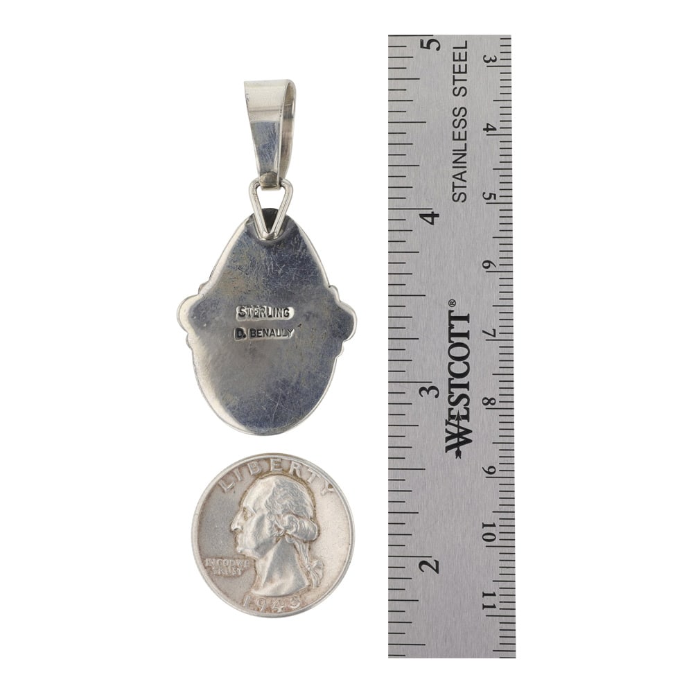 Daniel Benally Navajo Bumblebee Jasper Pendant - 2