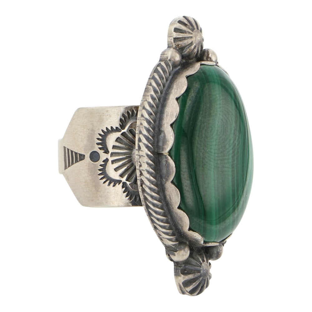 Navajo Malachite Ring - 2