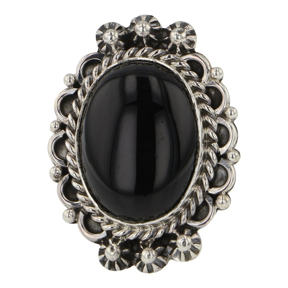 Navajo Black Onyx Ring (1 of 3)