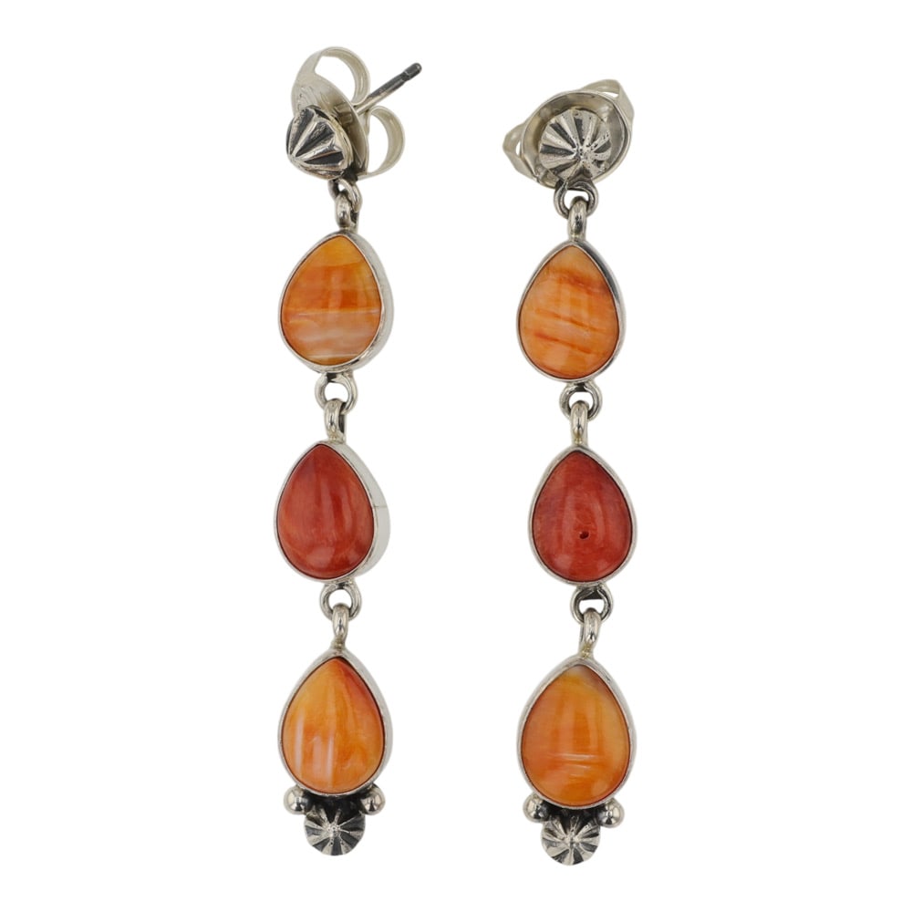 Carol Willie Navjao Spiny Oyster Earrings (1 of 2)