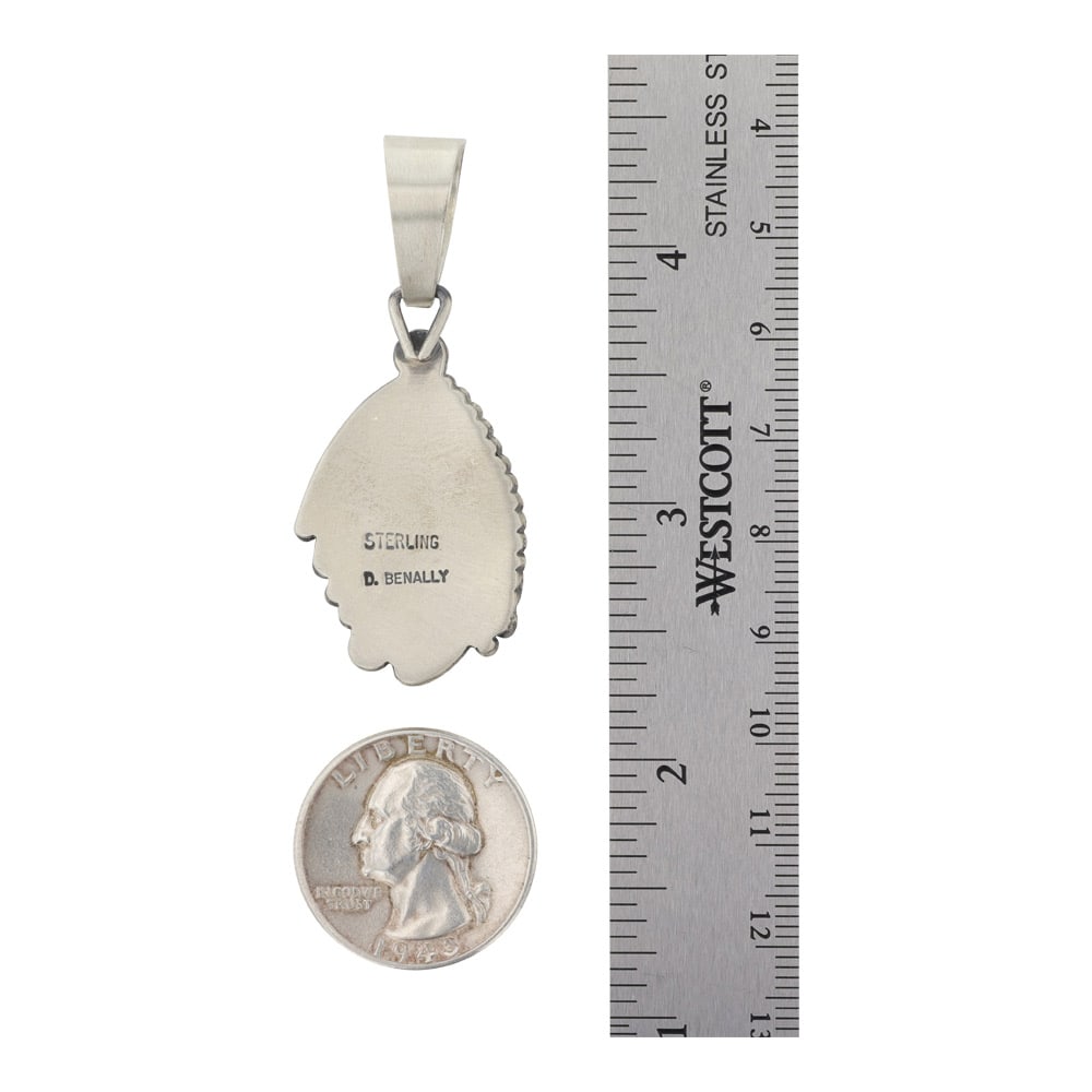 Daniel Benally Navajo Bumblebee Jasper Pendant - 2