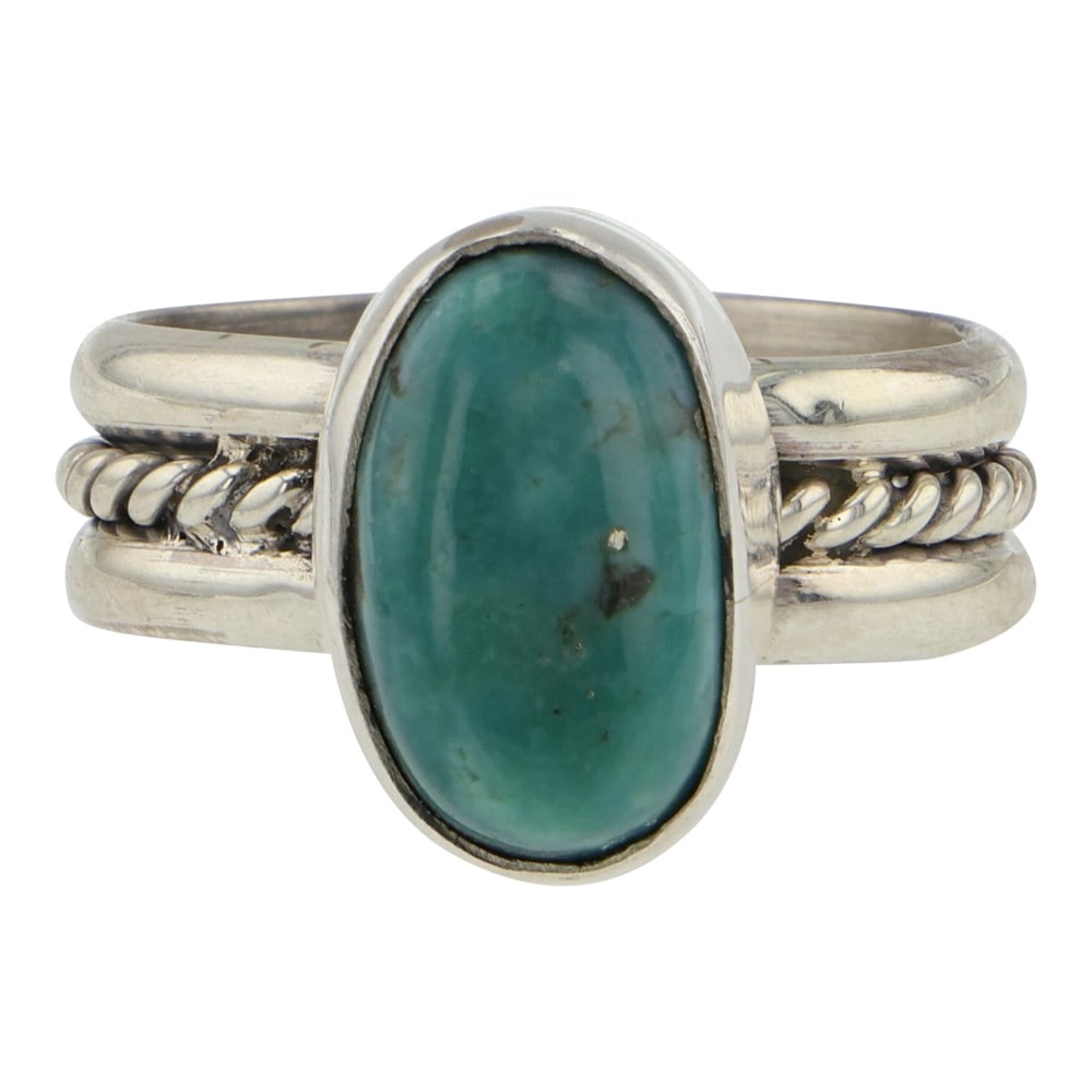 Navajo Fox Turquoise Ring (1 of 3)