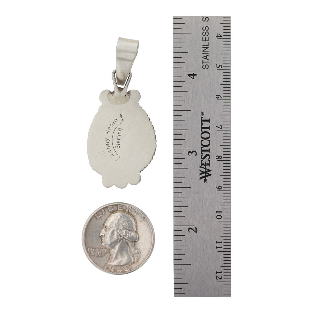 Danny Henio Campitos Turquoise Pendant - 2