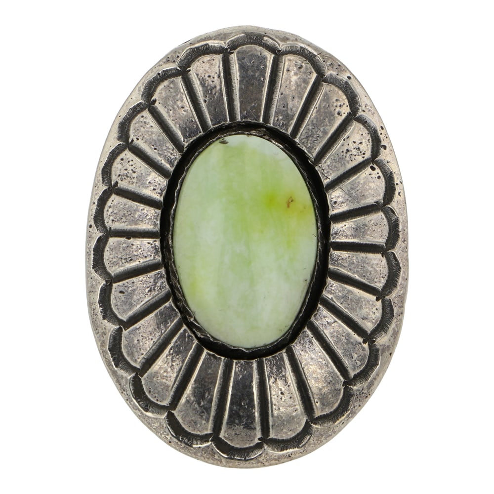 Navajo Palomino Variscite Shadowbox Ring (1 of 3)
