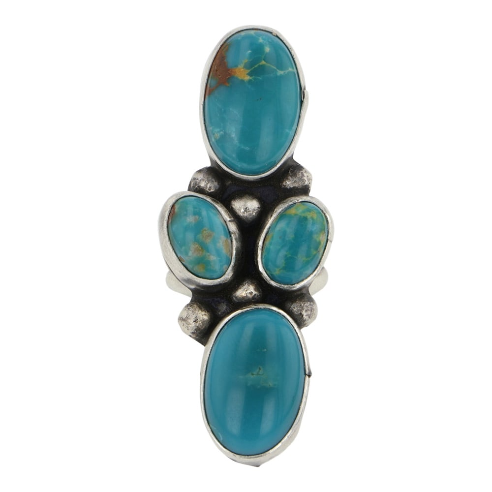 Ella Peters Navajo Fox Turquoise Ring (1 of 3)
