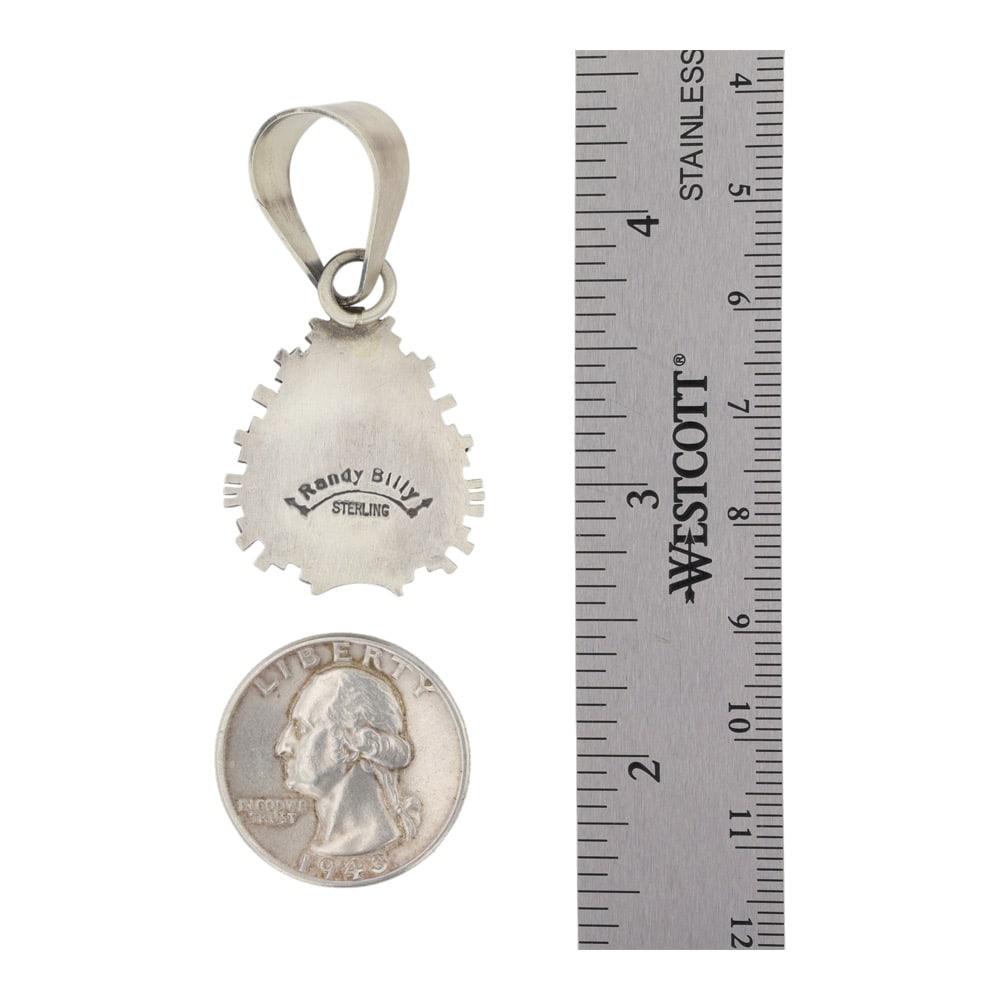 Randy Billy Navajo Buffalo Pendant - 2