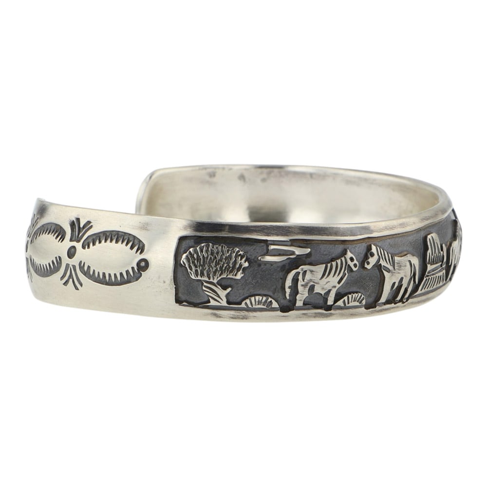 Navajo Storyteller Cuff Bracelet - 2
