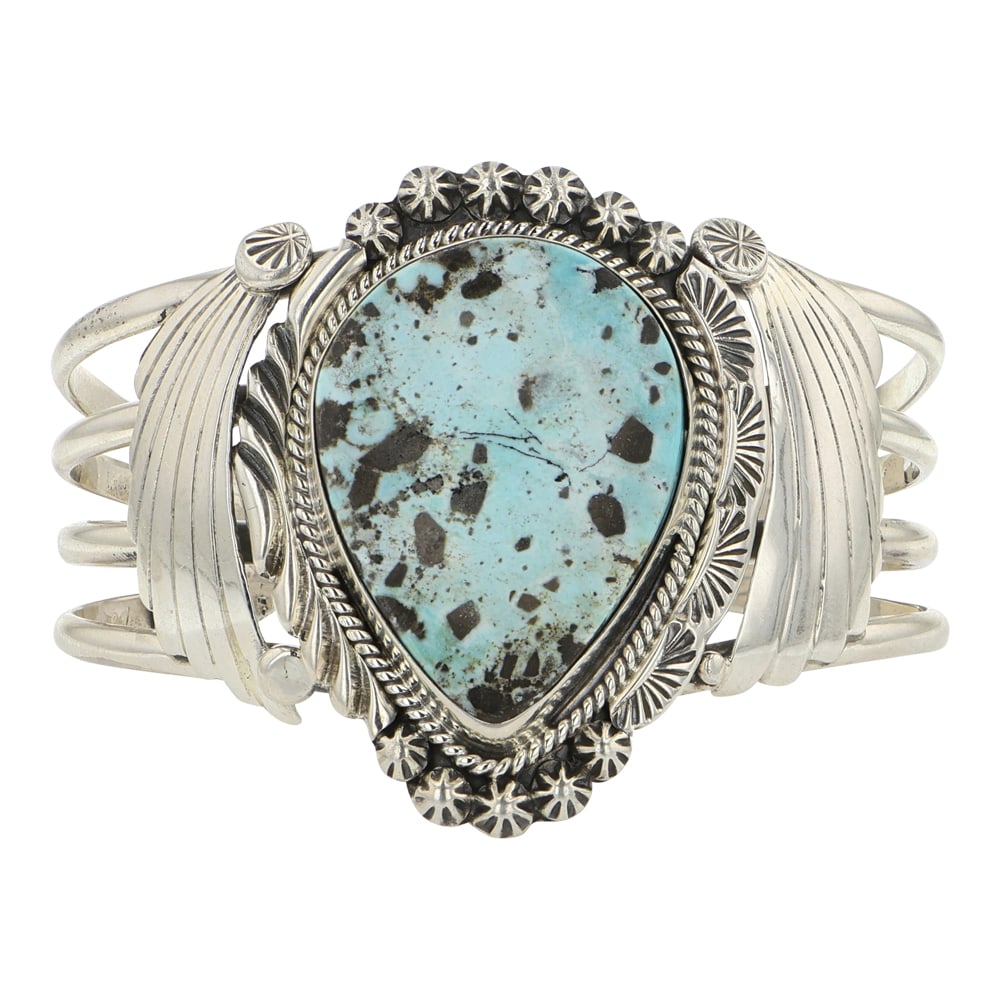 RB Navajo Nevada Turquoise Cuff Bracelet (1 of 3)