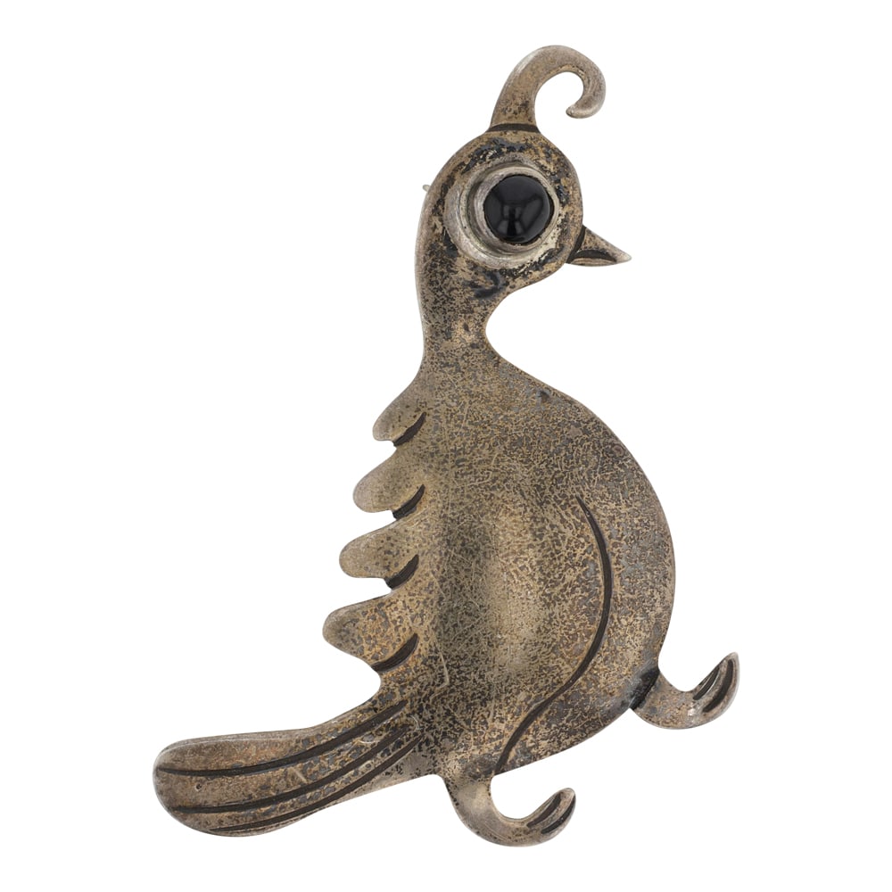 Alice Platero Navajo Black Onyx Qual Pin (1 of 2)
