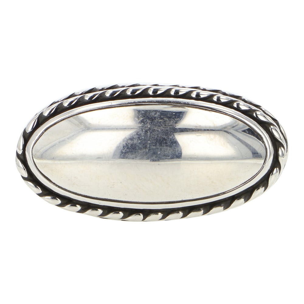 Della Wylie Navajo Plain Silver Domed Ring (1 of 3)