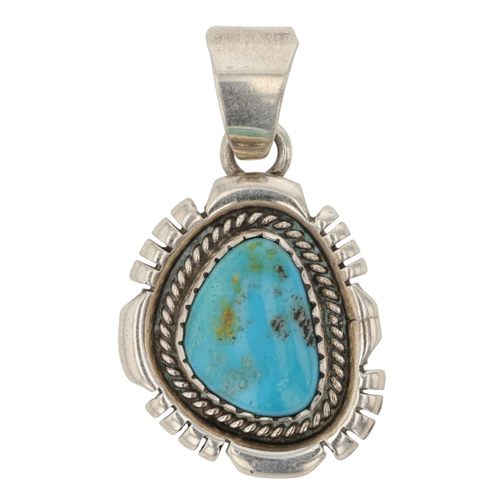 Navajo Blue Ridge Turquoise Pendant