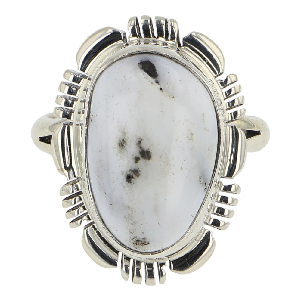 Navajo White Buffalo Ring (1 of 3)