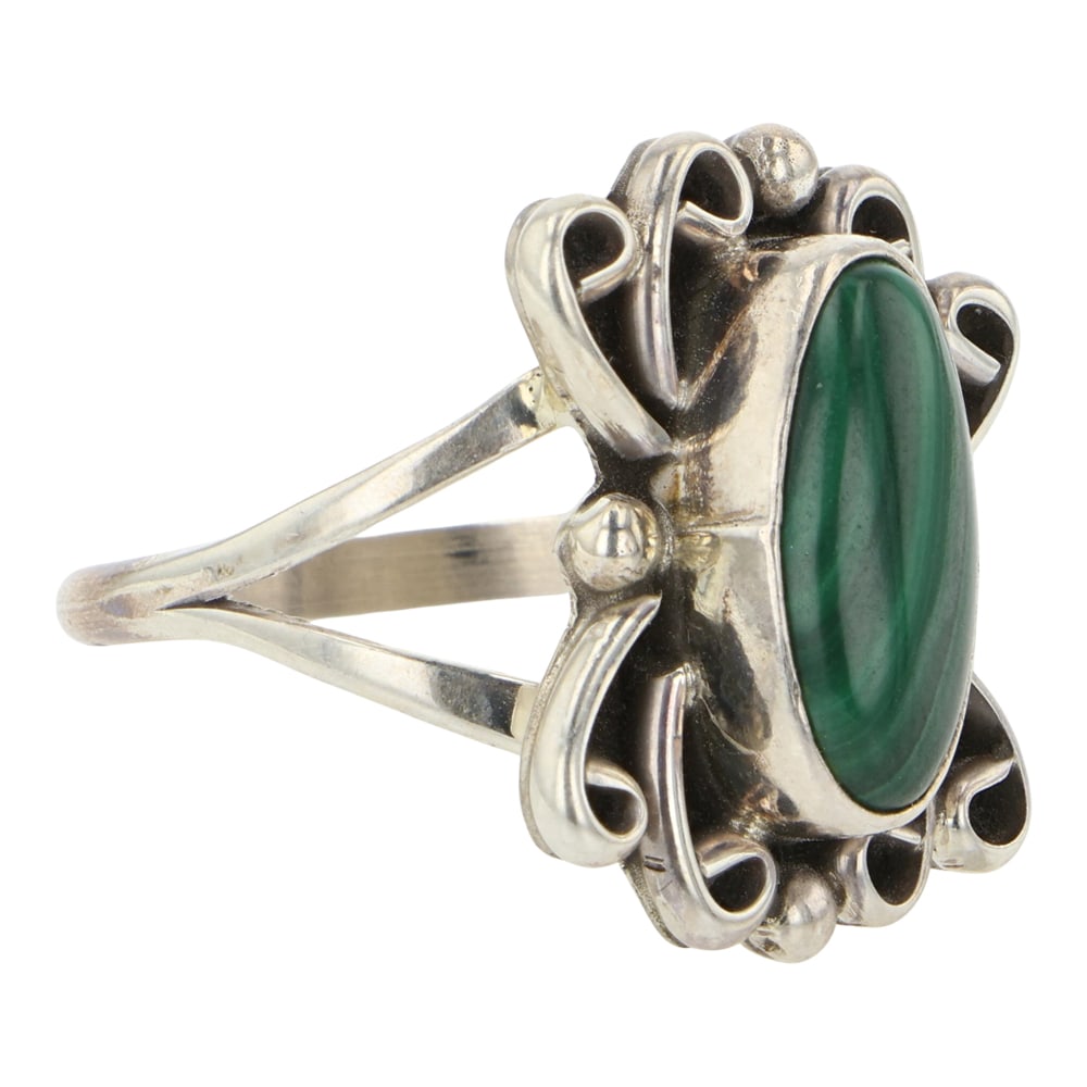 Navajo Malachite Ring - 2