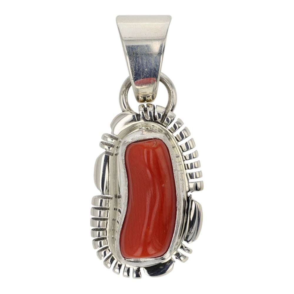 Norbert Johnson Navajo Mediterranean Corla Freeform Pendant (1 of 2)