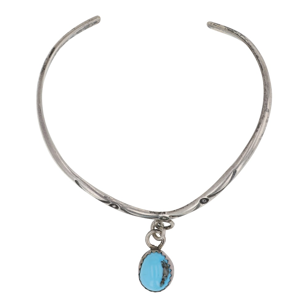 Vintage Navajo Kingman Turquoise Bracelet: Sterling Silver | Genuine Kingman Turquoise | Vintage Navajo Kingman Turquoise Bracelet | Navajo Native American Southwest Indian Jewelry | Good (no breaks or damages) | Approximate Weight: 6 Grams |