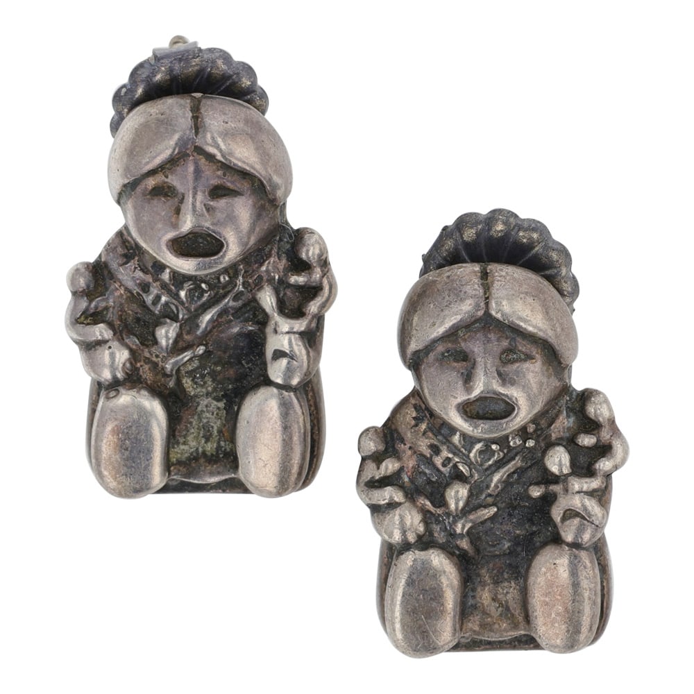 Caorl Felley Vintage Southwest Shop Story Teller Earrings (1 of 2)
