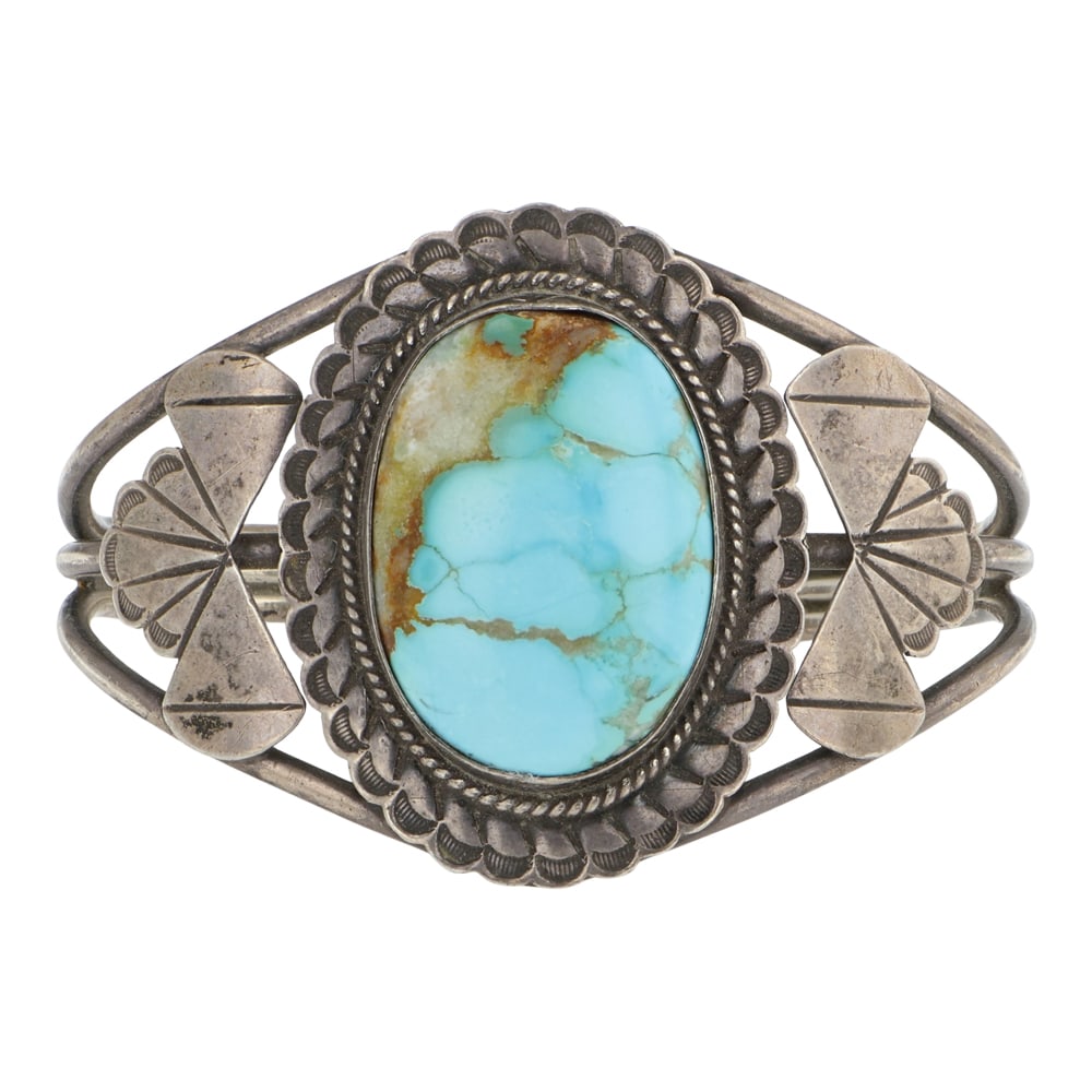 Vintage Navajo Royston Turquoise Cuff Bracelet (1 of 3)