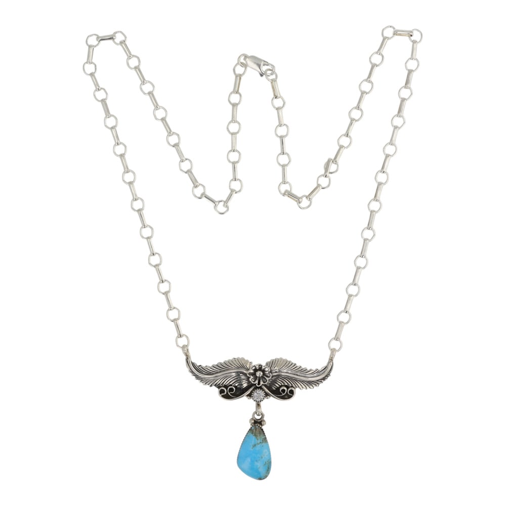 Rb Navajo Campitos Turquoise Choker Necklace (1 of 3)