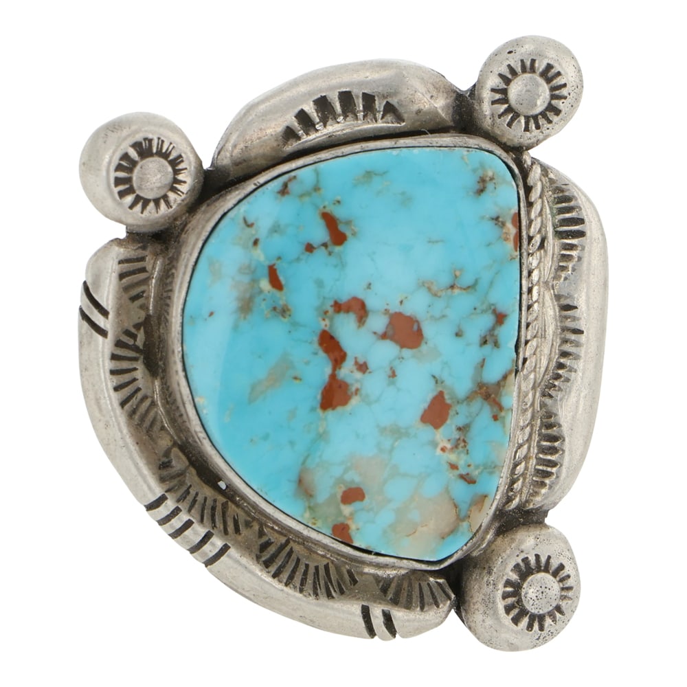 Joelaias Draper Navajo Nevada Turquoise Ring (1 of 3)