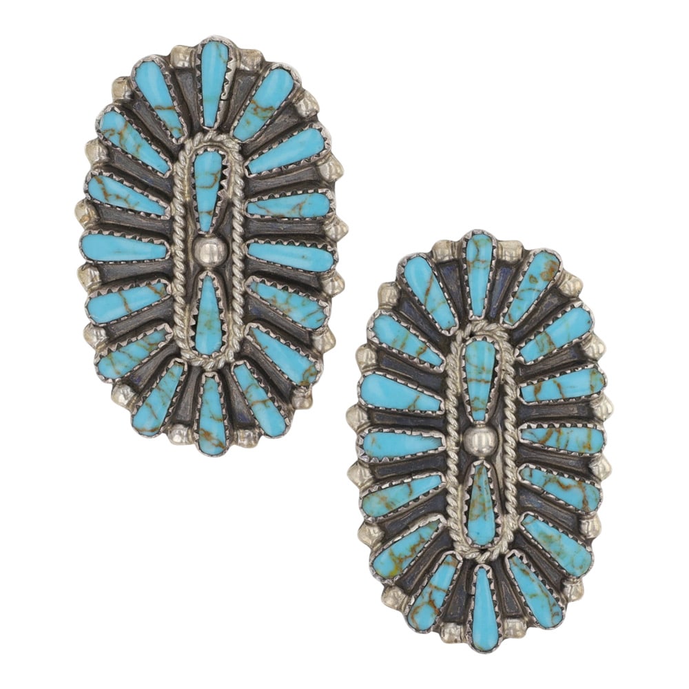 Navajo Cluster Block Earrings